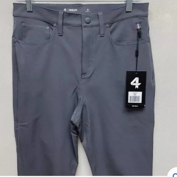 Fourlaps Evolve Women's Stretch Athletic Pants, Color Graphite Size 6 Reg, NWT - Picture 3 of 5